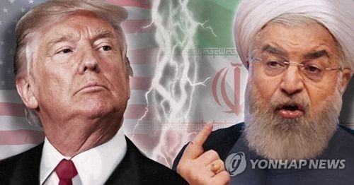 테헤란 등 이란 주요 도시에서 시위가 발생하자 미국측은 반정부 시위를 환영한다는 입장을 내놨다. 왼쪽은 도널드 트럼프 미 대통령, 그리고 하산 로하니 이란 대통령. 사진=연합뉴스