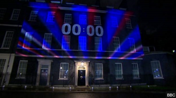 영국은 현지시간으로 31일 오후 11시(한국시간 2월 1일 오전 8시) 유럽연합(EU)을 공식 탈퇴했다. 사진=BBC