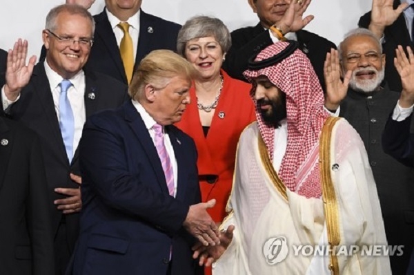 도널드 트럼프 미국 대통령과 무함마드 빈 살만 사우디아라비아 왕세자. (사진=연합뉴스)