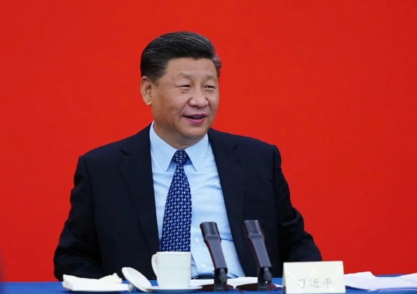 시진핑(習近平) 중국 국가 주석이 코로나19 사태로 중국 경제가 위기에 직면했지만 극복할 잠재력이 강하다며 자신감을 드러냈다. 사진=신화사