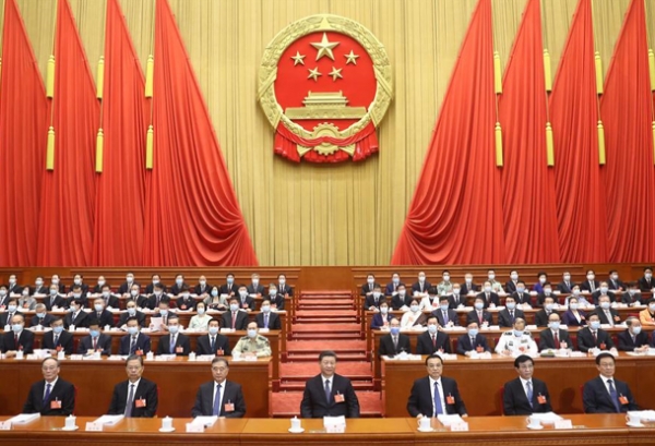 중국 제13기 전국인민대표대회 제3차회의가 지난 22일 베이징 인민대회당에서 개막했다. 사진=연합뉴스.