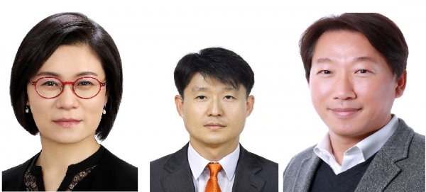 왼쪽부터 김희연 전무, 이진규 전무, 이현우 전무 사진제공=LG디스플레이