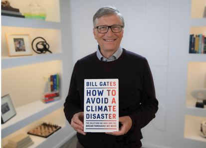 빌 게이츠의 새 책 ‘빌 게이츠, 기후재앙을 피하는 법’. 사진= 게이츠 노트