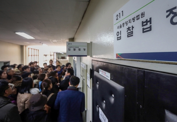 지난달 서울 아파트 낙찰가율이 112.2%로 직전 최고치인 111.8%를 경신했다. 사진=연합뉴스