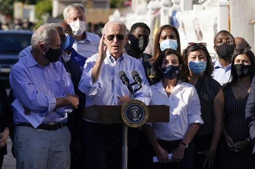조 바이든 미국 대통령이 뉴욕에서 기후변화에 대한 공동대응을 강조했다. 사진=AP/연합