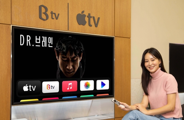SK브로드밴드가 애플과 협업을 통해 4일 스트리밍 기기 ‘Apple TV 4K’를 출시했다.