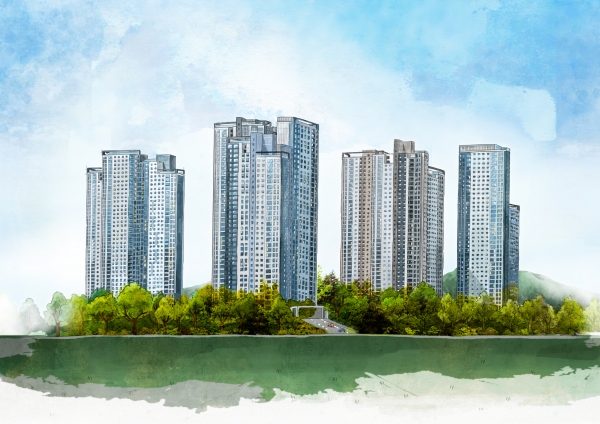 GS건설이 전북 익산에서 15년만에 공원속 자이(Xi) 아파트를 선보인다.