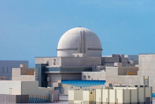 한국이 수출한 UAE 바라카 원전 2호기. 사진제공=한국전력