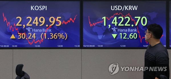 19일 국내 주식시장은 상승 흐름이 예상된다. 사진=연합뉴스