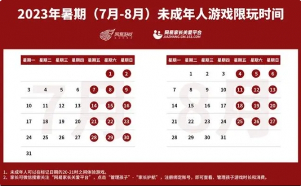 텐센트 게임이용 시간 제한 통지. 출처=텐센트 (腾讯)