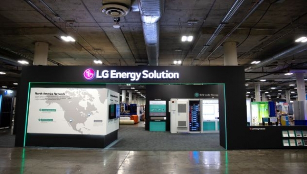 LG에너지솔루션이 11~14일 미국 라스베이거스에서 열리는 미국 최대 신재생 ESS 전시회 ‘Re+ 2023’에서 최신 ESS 제품 및 기술력을 선보였다.