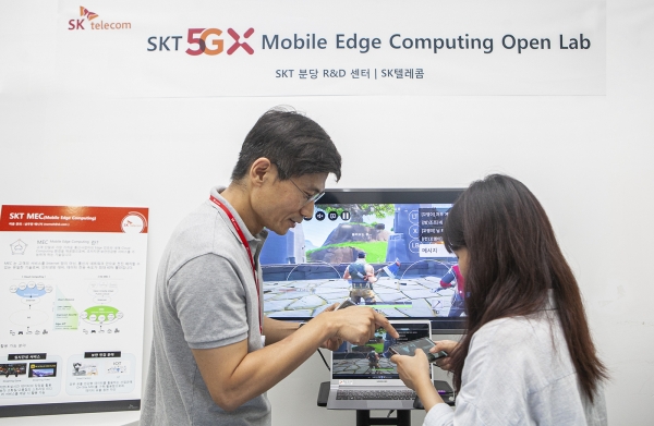 SK텔레콤은 13일 5GX MEC 신기술 적용을 통해 5G 생태계 확산에 기여하겠다고 밝혔다. 제공=SK텔레콤
