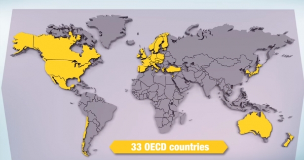OECD가 8일(현지시간) 발표한 3월 경기선행지수(CLI)는 인도를 제외한 대부분 주요국 지수가 큰 폭으로 하락했다. 사진=OECD