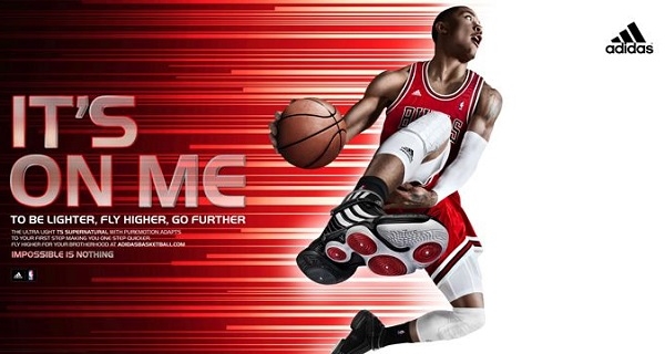 NBA 선수 데릭 로즈를 모델로 내세운 광고 캠페인