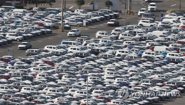 우리나라 자동차 신규 등록은 전년 대비 6.2% 증가한 190만5927대를 기록했다. 사진=연합뉴스