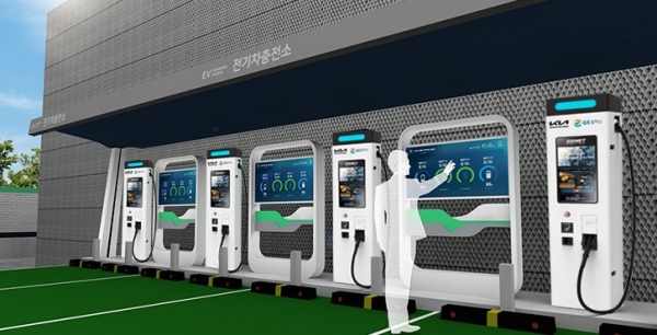 기아-GS칼텍스 협업으로 설치될 전기차 초급속 충전기 예상도