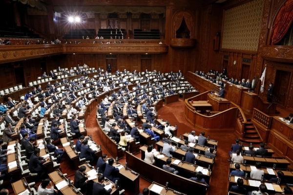 일본에서 45년 만에 중의원 임기 만료에 따른 총선거가 실시될 가능성이 커졌다. 사진=교도/연합