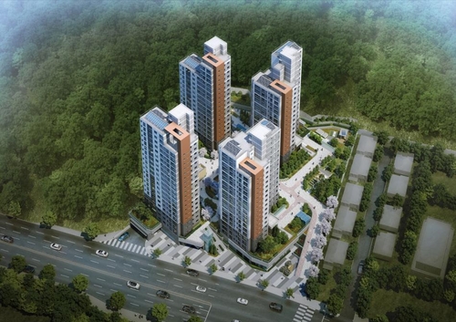 장기방치건축물인 '과천 우정병원 부지에 아파트 174가구를 분양한다.