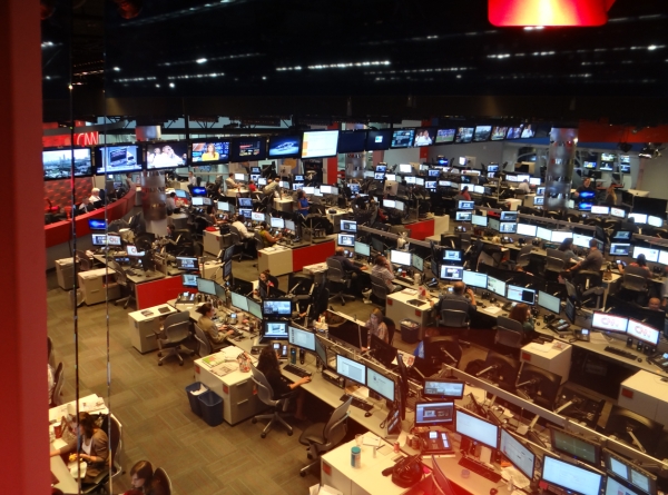 애틀랜타 CNN센터내 뉴스룸 전경. 사진=위키페디아 캡처