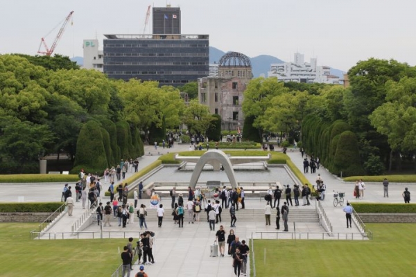 주요 7개국(G7) 정상회의가 19일 일본 히로시마에서 개막된다. 정상회의로 인해 히로시마 시내 평화기념공원 출입이 21일까지 통제된다. 사진=연합뉴스